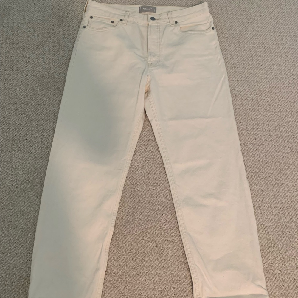 Everlane Women’s Jeans in Cream